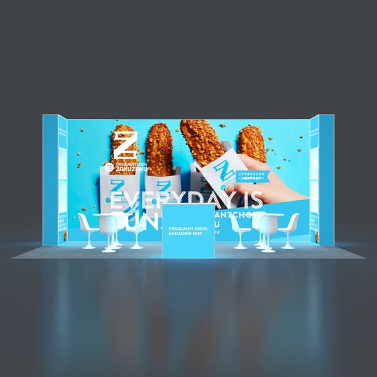3*6m Backlit Pop-Up Booth NO.2