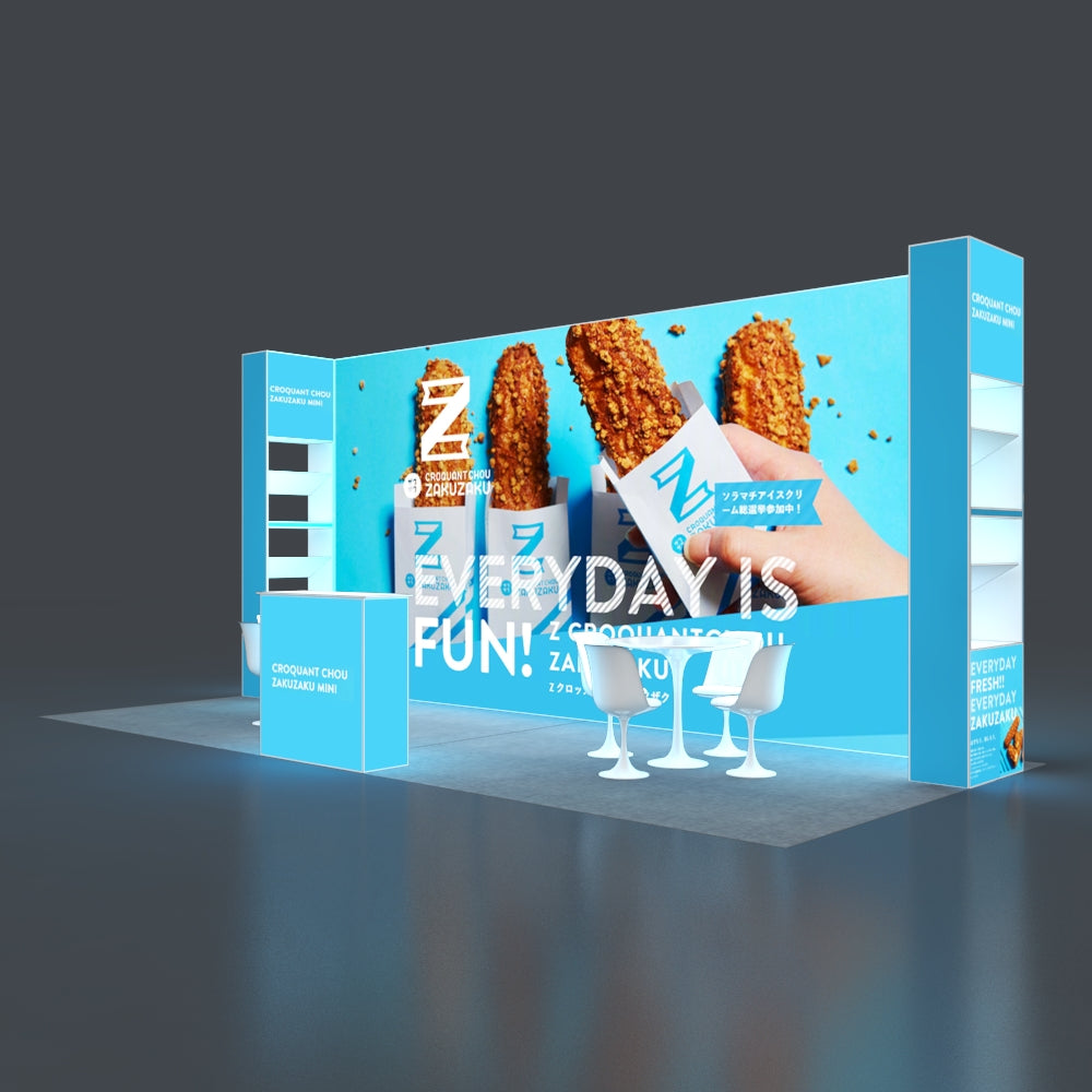 3*6m Backlit Pop-Up Booth NO.2