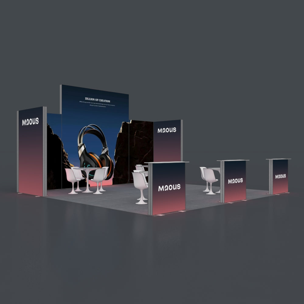 6*6m Lightboxes Booth NO.3