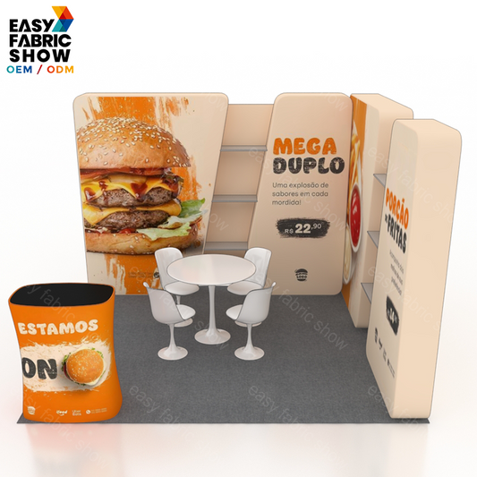 3*3 3D Wallbox booth NO.4 With Product Showcase