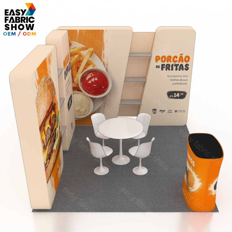 3*3 3D Wallbox booth NO.4 With Product Showcase