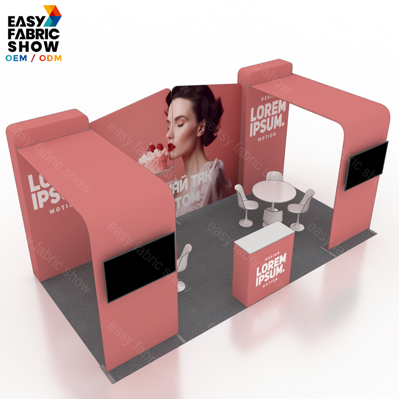 3*6 3D Wallbox booth NO.3 With Arch Displays