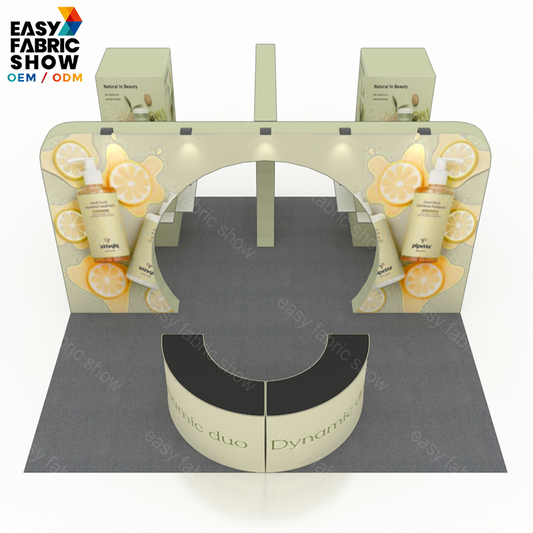 6*6 3D Wallbox booth NO.5 With Arch Display