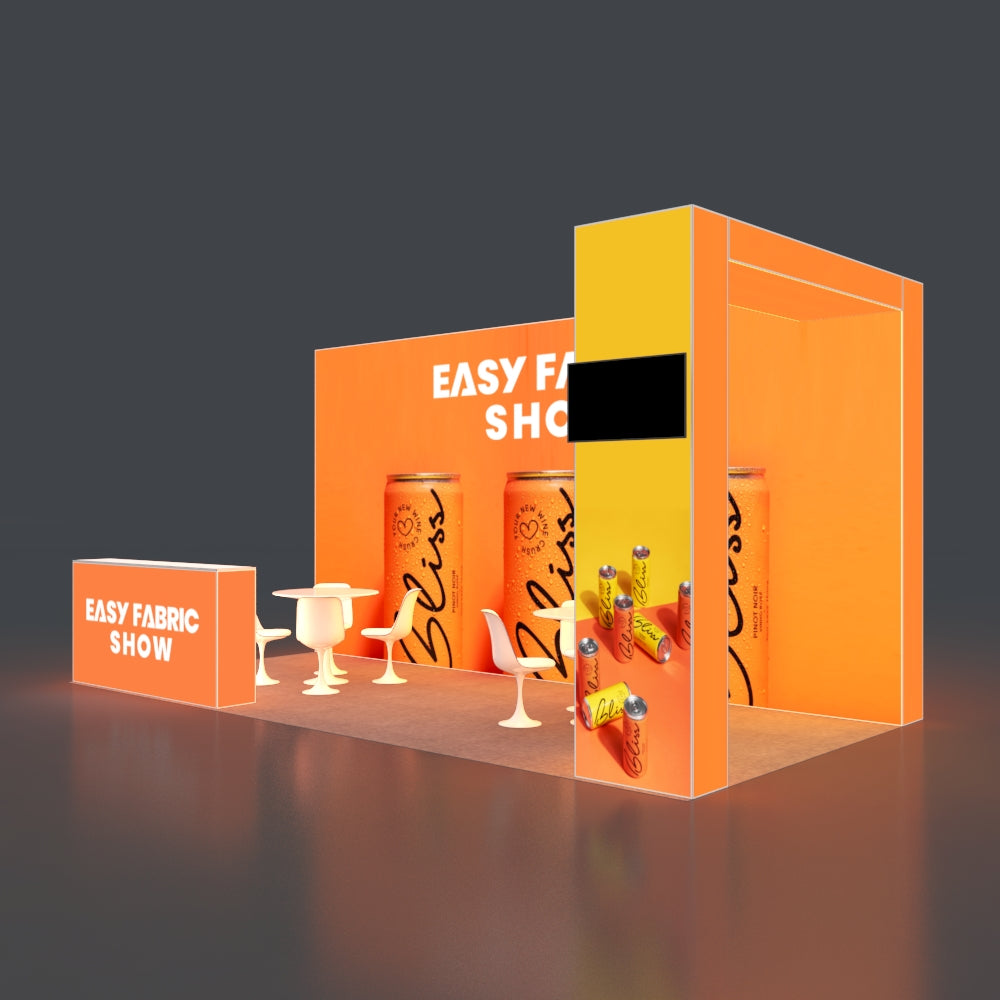 3*6m Backlit Pop-Up Booth NO.4