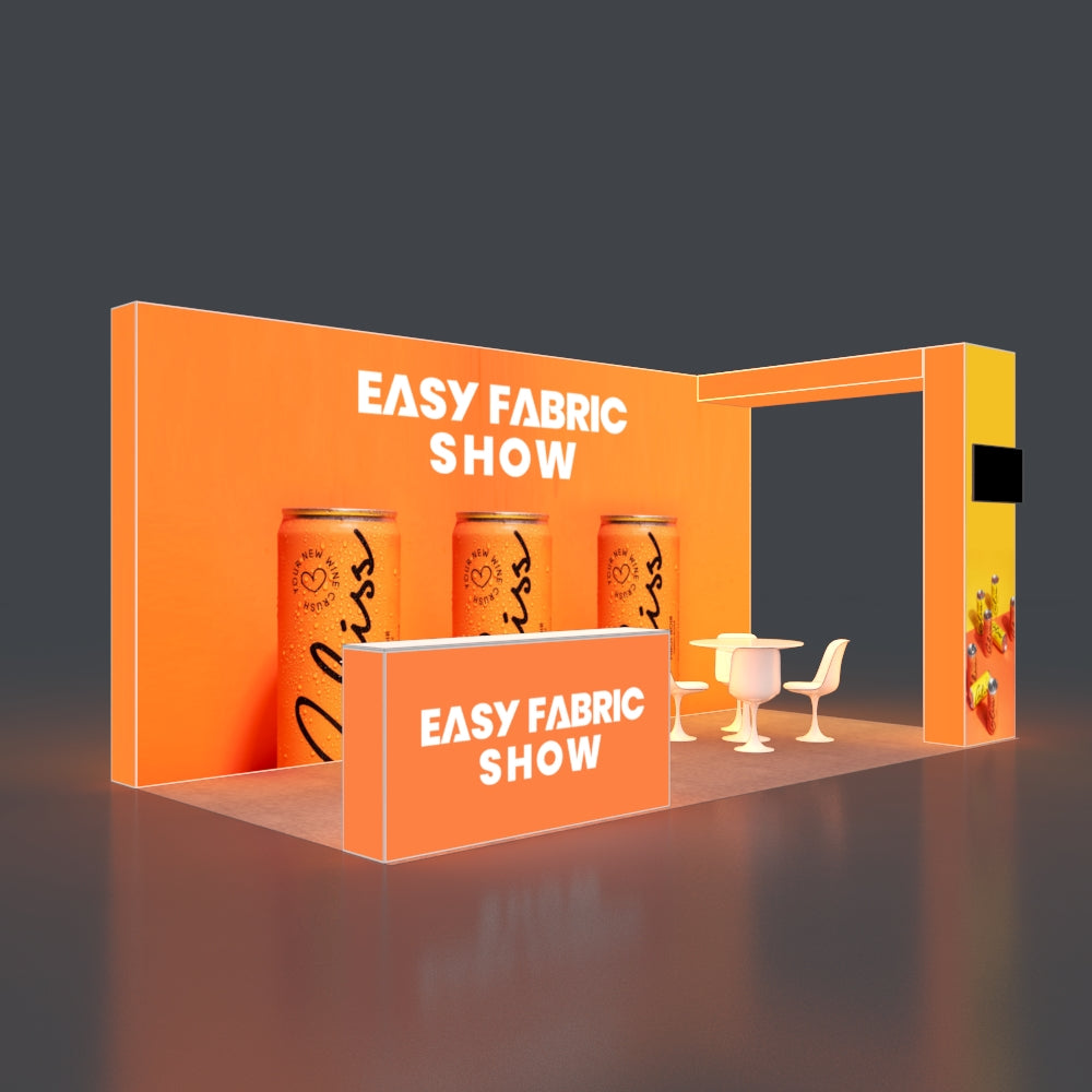3*6m Backlit Pop-Up Booth NO.4