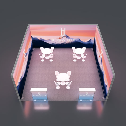 6*6m Lightboxes Booth NO.5