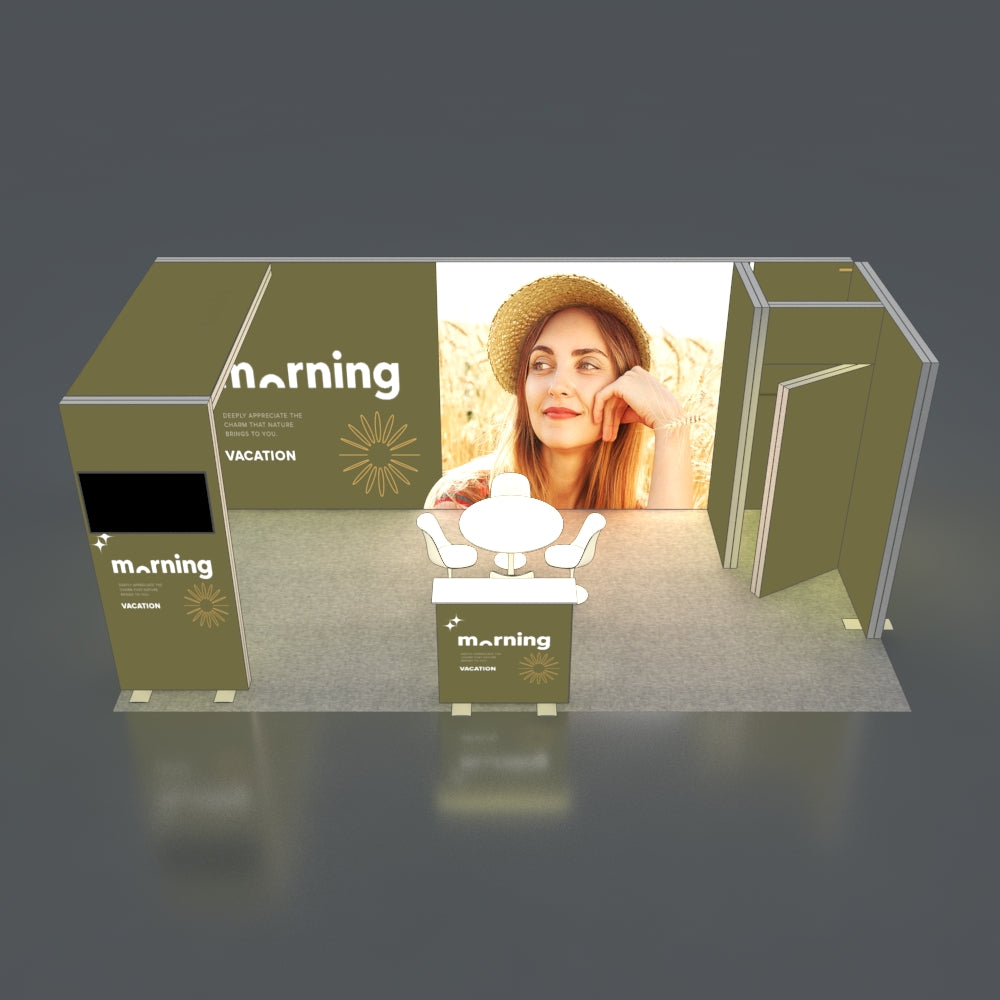 3*6m Lightboxes Booth NO.1