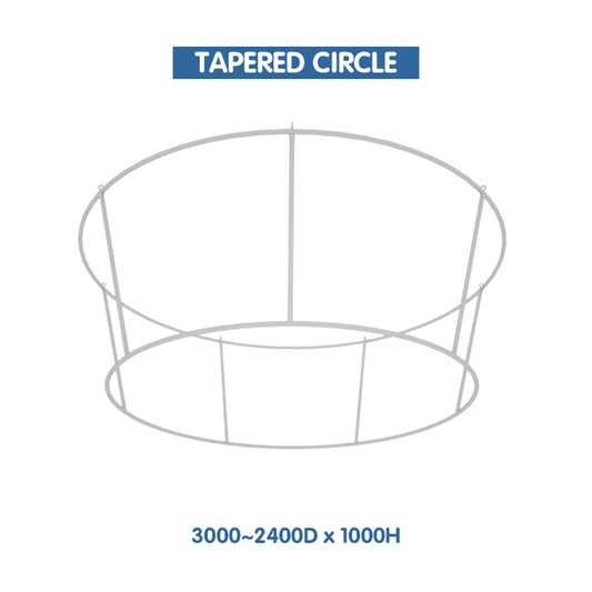 Sky Tube Tapered Circle Exhibition Hanging Banner