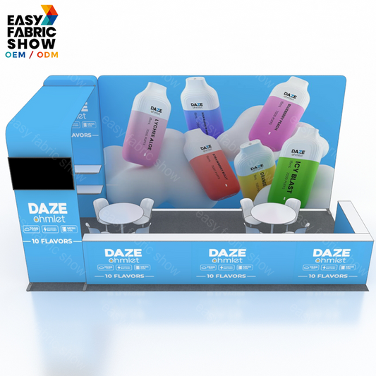 3*6m Aluminum Frame Booth With Arc - shaped NO.6