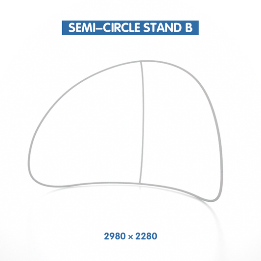SEMI-CIRCLE STAND B