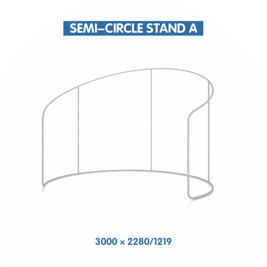 SEMI-CIRCLE STAND A