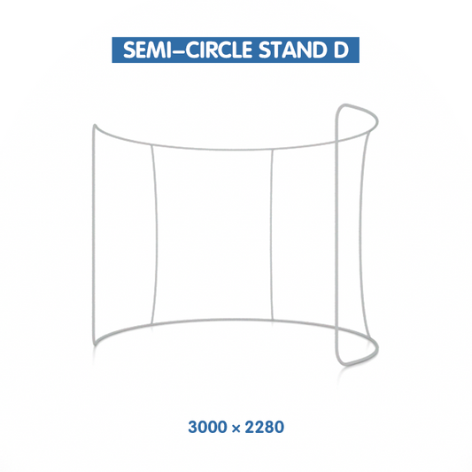 SEMI-CIRCLE STAND D