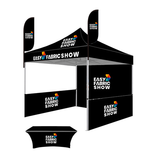 Modular Aluminum Alloy Tent Booth with Flags