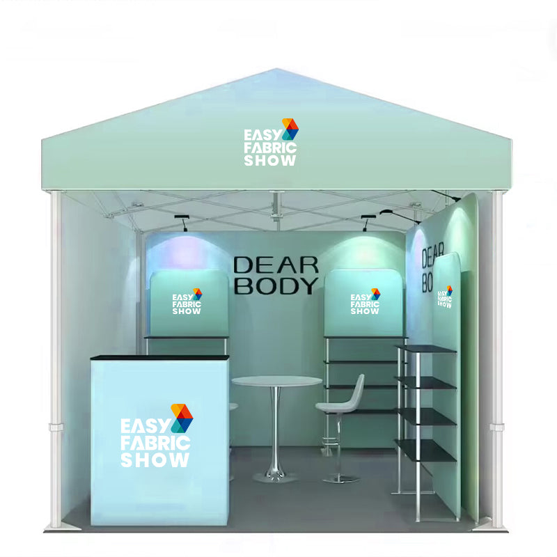 Modular Aluminum Alloy Tent Booth with Shelves