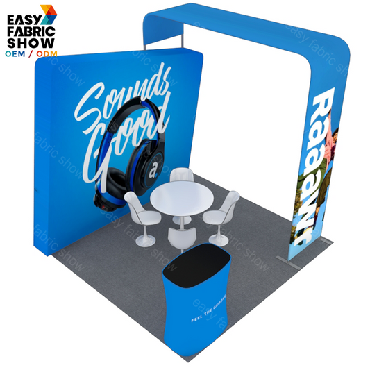 3*3 3D Wallbox booth NO.2 With arch display entertain