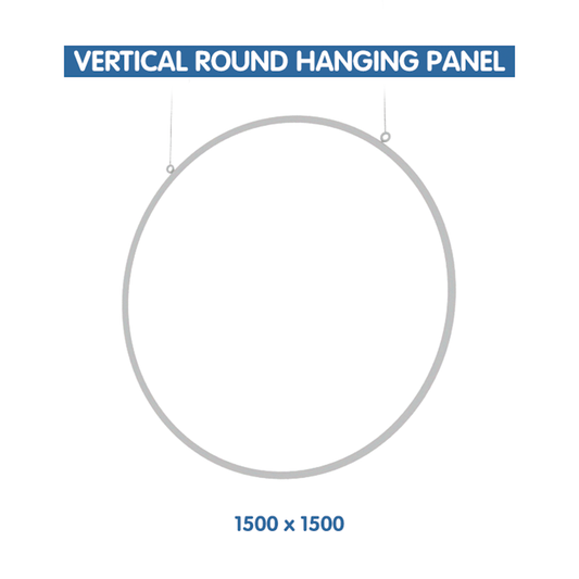 Sky Tube Vertical Round Exhibition Hanging Banner