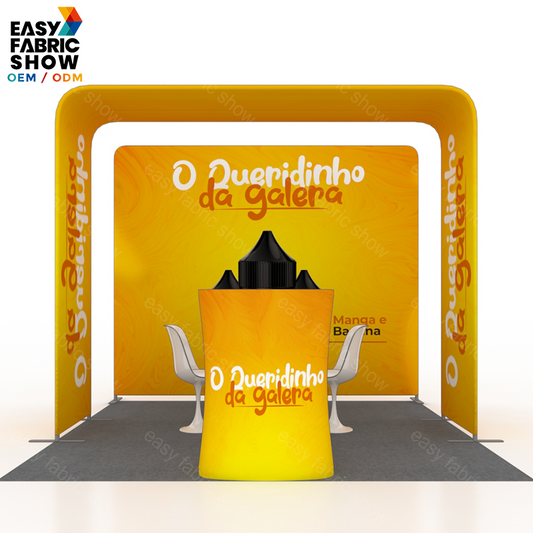 3*3m Aluminum Frame Booth with Arched-Beam