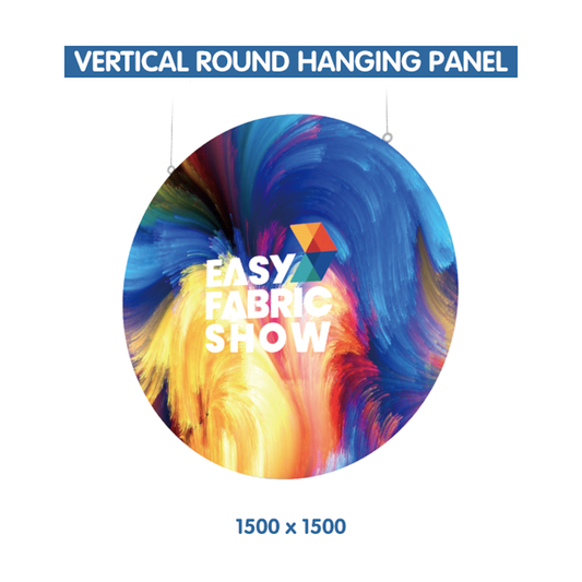 Sky Tube Vertical Round Exhibition Hanging Banner