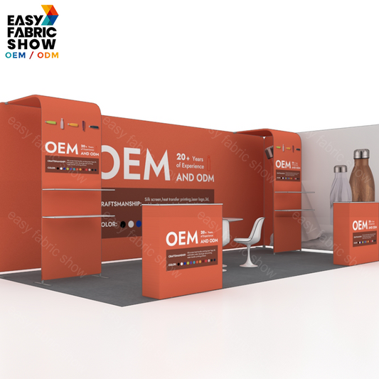 3*6m Aluminum Frame Booth With Arc - shaped NO.2