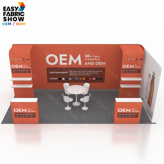 3*6m Aluminum Frame Booth With Arc - shaped NO.2