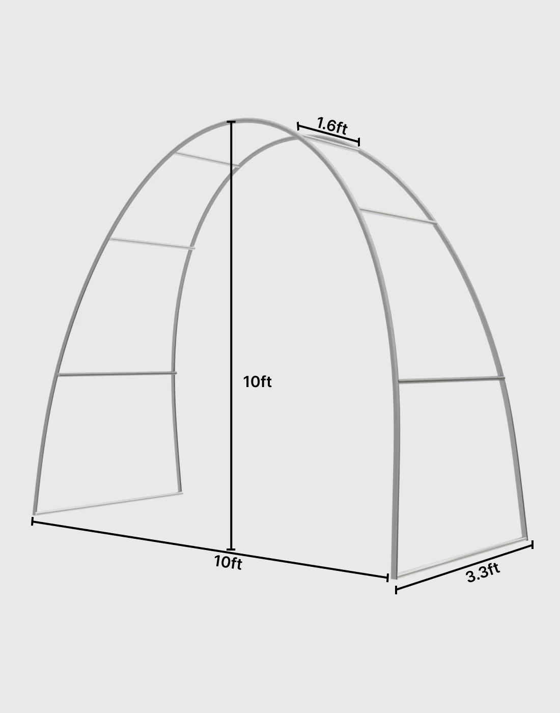 10ft Curved Tension Fabric Arch Display--Exhibition Entrance