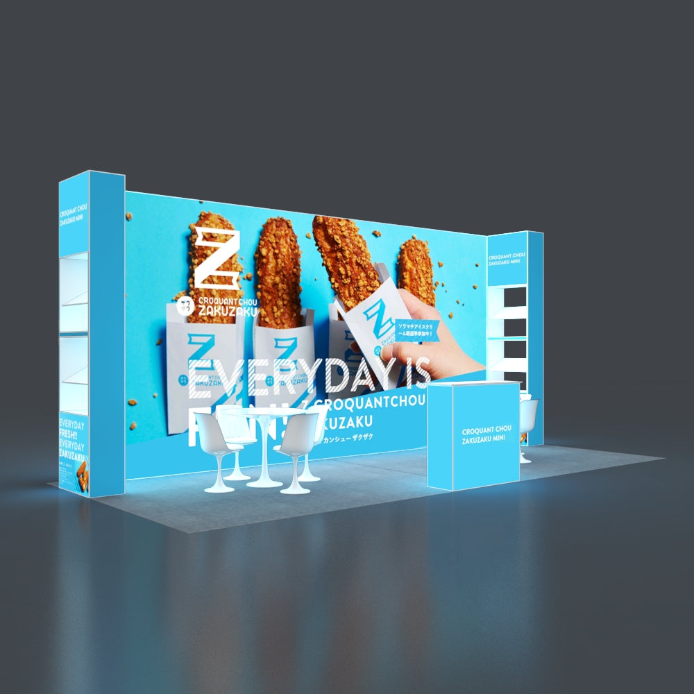 3*6m Backlit Pop-Up Booth NO.2