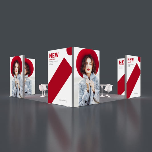 6*6m Lightboxes Booth NO.4