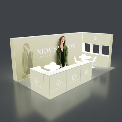 3*6m Backlit Pop-Up Booth NO.5