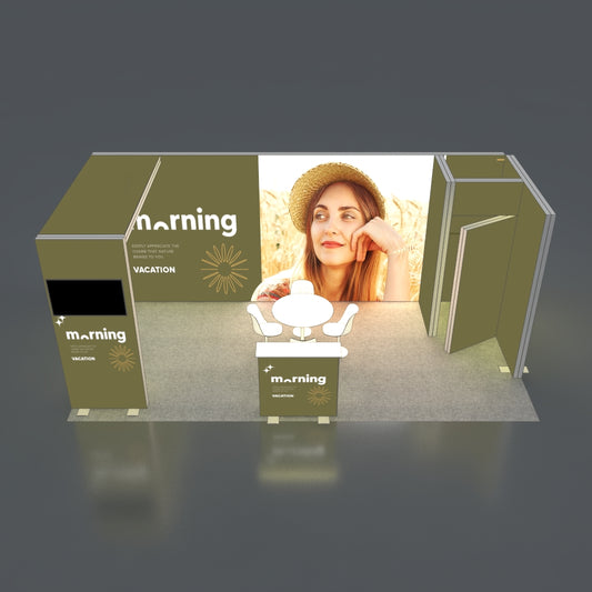 3*6m Lightboxes Booth NO.1