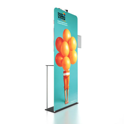 Portable Exhibit TV Display Stand with Spotlight