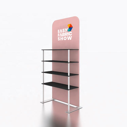 Exhibition Display Rack with Four Shelves