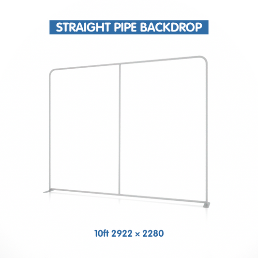 STRAIGHT PIPE BACKDROP（With Middle pole）