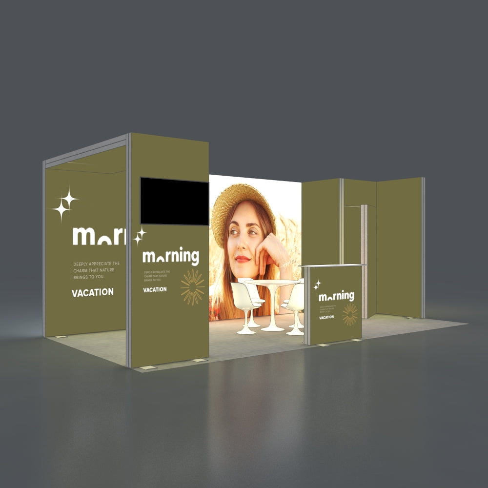 3*6m Lightboxes Booth NO.1