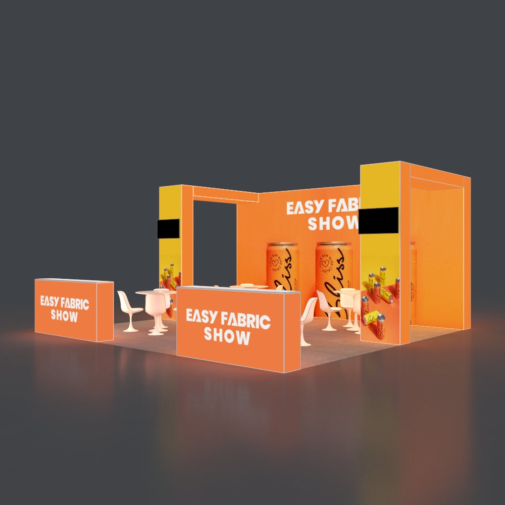 6*6m Backlit Pop-Up Booth NO.1