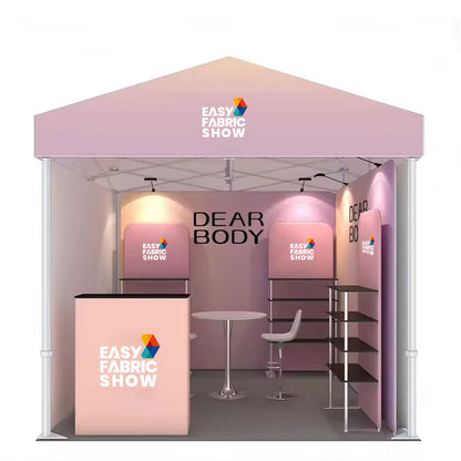 Modular Aluminum Alloy Tent Booth with Shelves