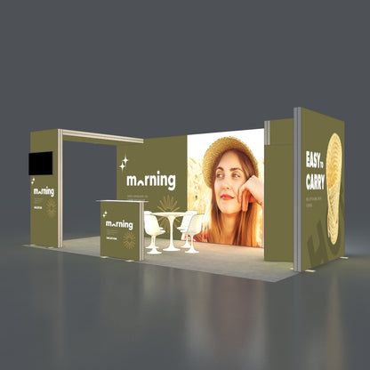 3*6m Lightboxes Booth NO.1
