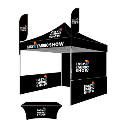 Modular Aluminum Alloy Tent Booth with Flags