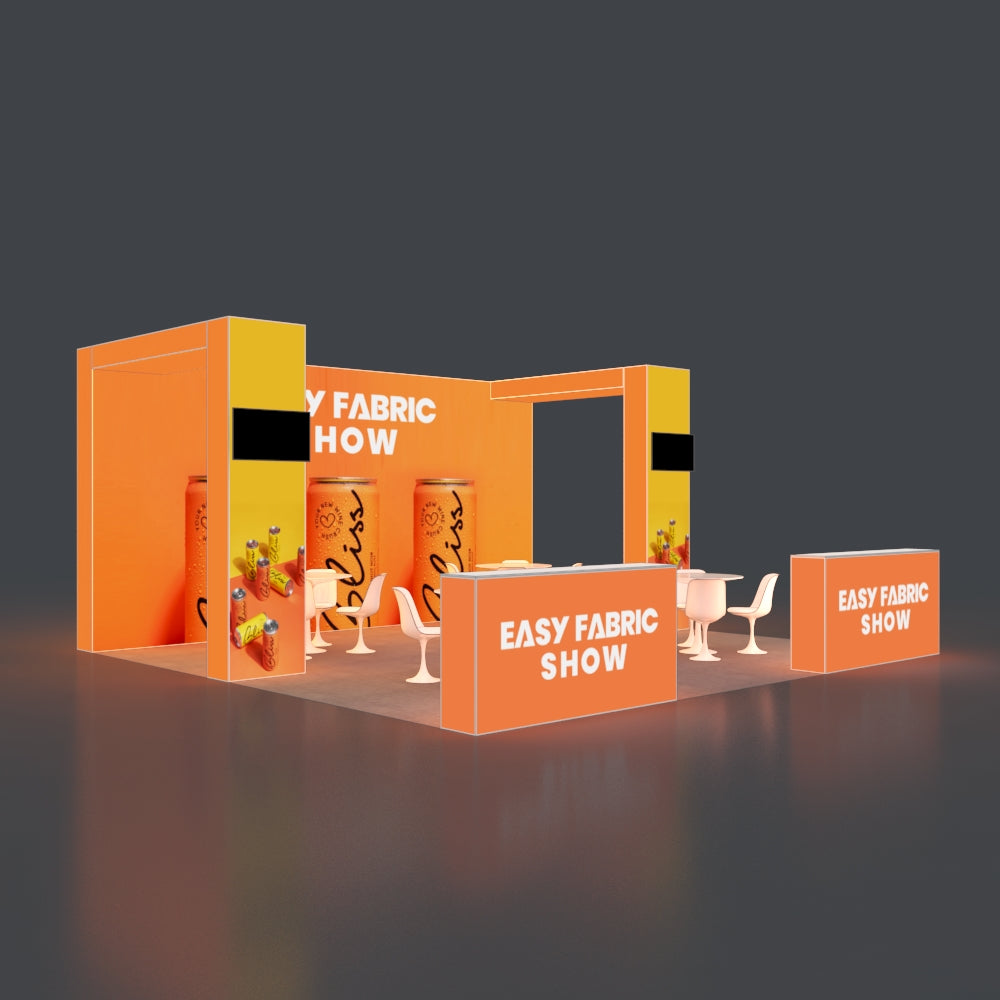 6*6m Backlit Pop-Up Booth NO.1