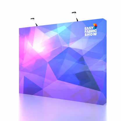 Popup Straight Backwall Kit with Clamping Lights