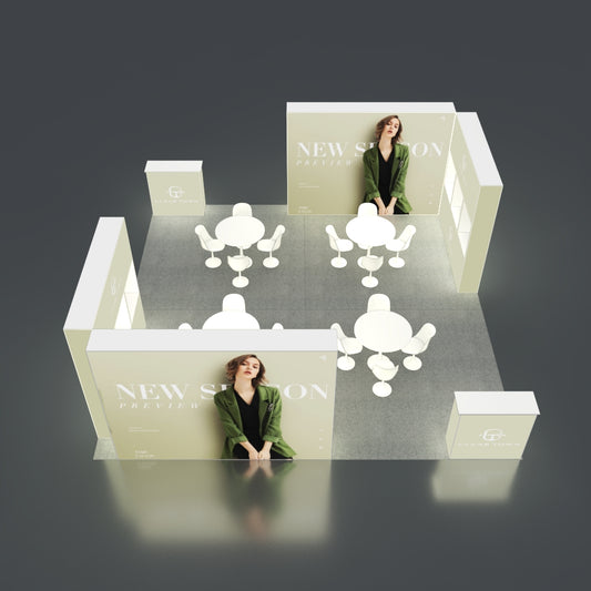 6*6m Backlit Pop-Up Booth NO.2