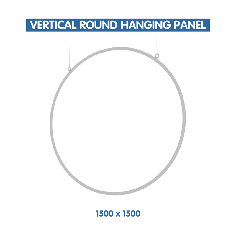 Sky Tube Vertical Round Exhibition Hanging Banner