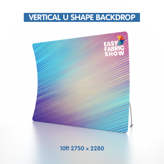 VERTICAL U SHAPE BACKDROP