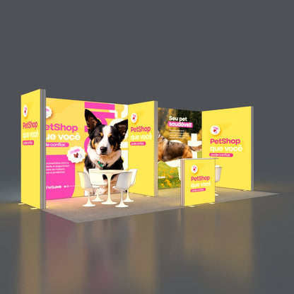 3*6m Lightboxes Booth NO.2