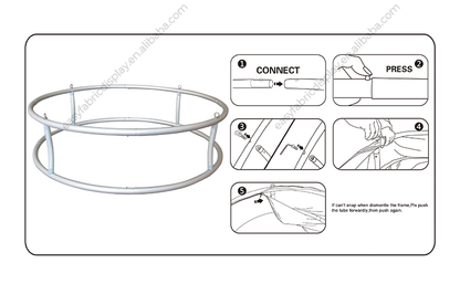 Sky Tube Tapered Circle Exhibition Hanging Banner