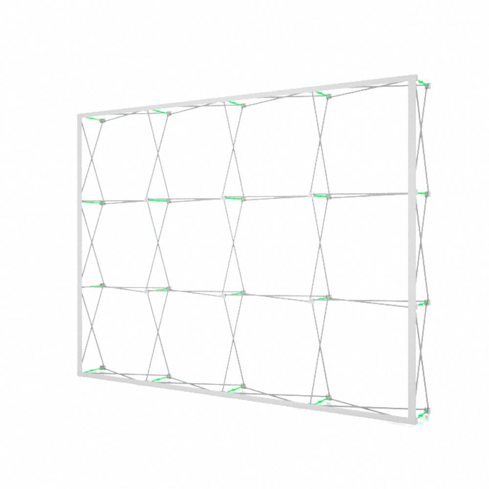 3*6M Velcro Pop Up Booth Straight Backwall with Spotlight