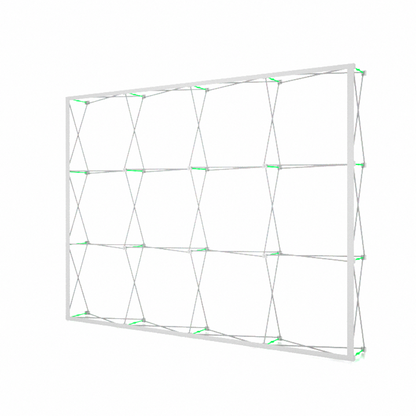 3*6M Velcro Pop Up Booth Straight Backwall with Spotlight
