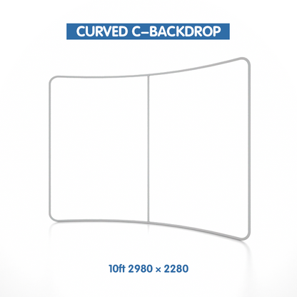 Curved Backdrop & Backdrop Stand