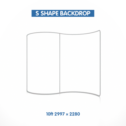 curve case backdrop stand